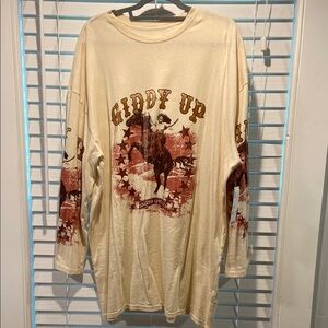 Urban Outfitters Cowboy Shirt Dress/Tunic